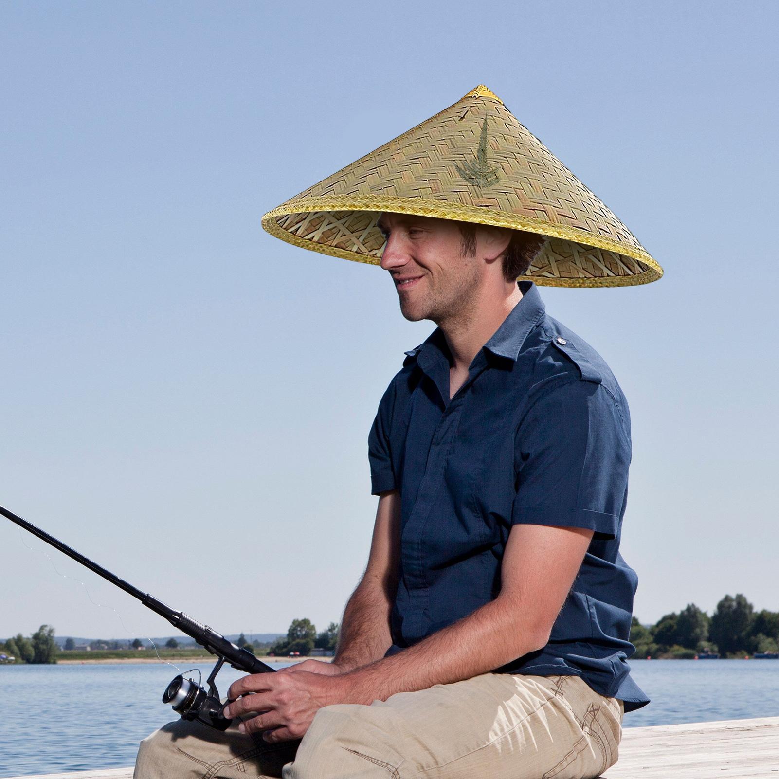 Bucket Hat Straw - Chapéu de Palha Chinês Artesanal de