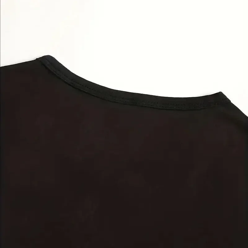 Camiseta casual de manga compr - Tee Graphic Print avaliação e preço