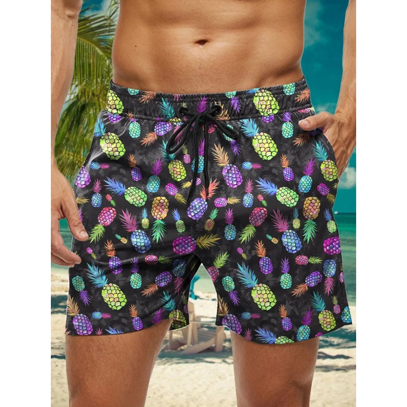 Abacaxi papagaio gráfico calçõ - Trunks Board Surf avaliação e preço