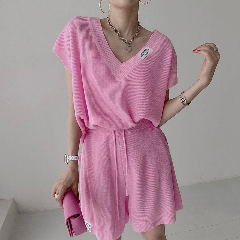 Conjunto Feminino de Duas Peça - Short Linen Drawstring avaliação e preço