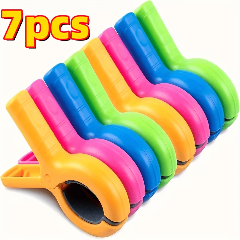 7 Peças de Clipes Extra Grande - Beach Towel Large avaliação e preço