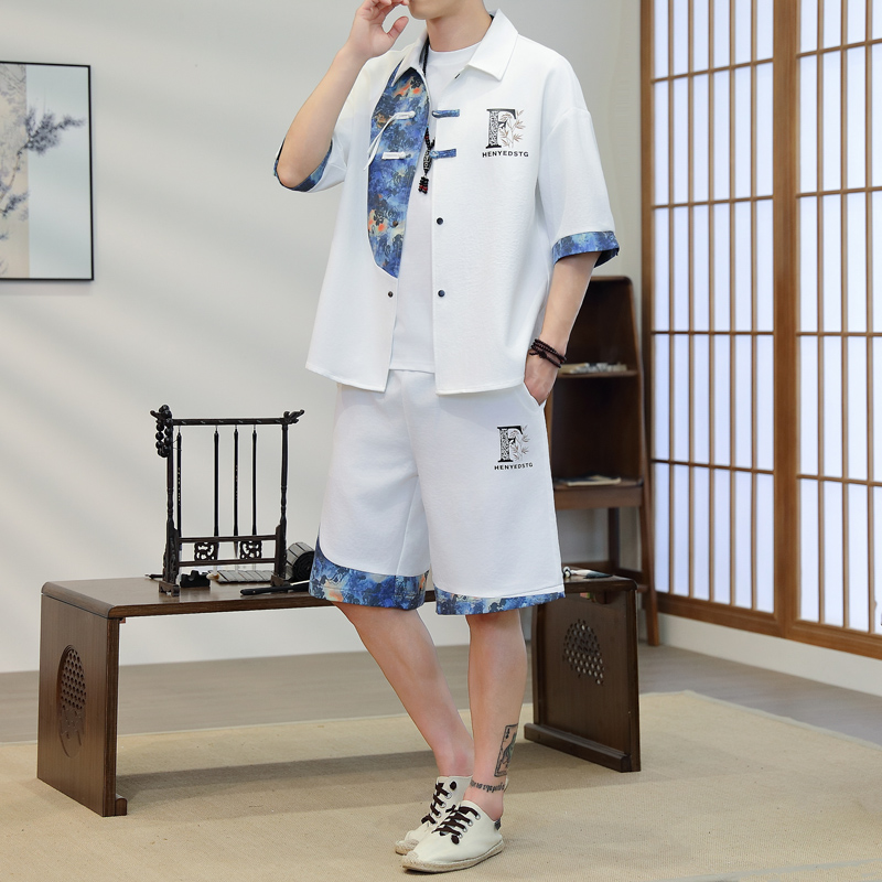 Conjunto de Kimono Masculino d - Resort Shirt Floral avaliação e preço
