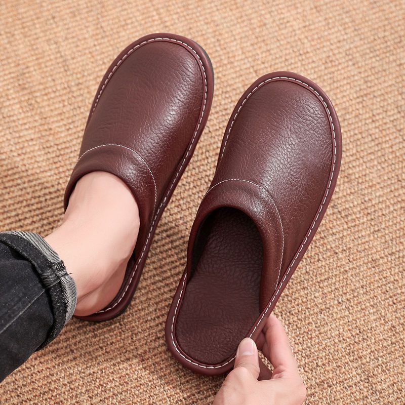 Chinelos de Couro para Casa Ma - Flip Flop Leather Men avaliação e preço